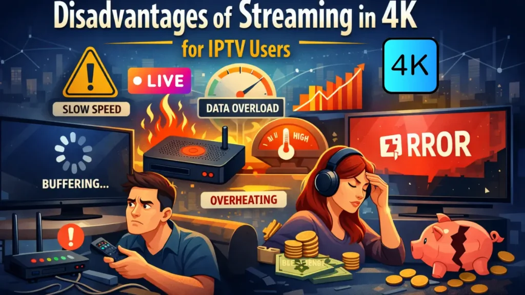 Streaming challenges for IPTV users